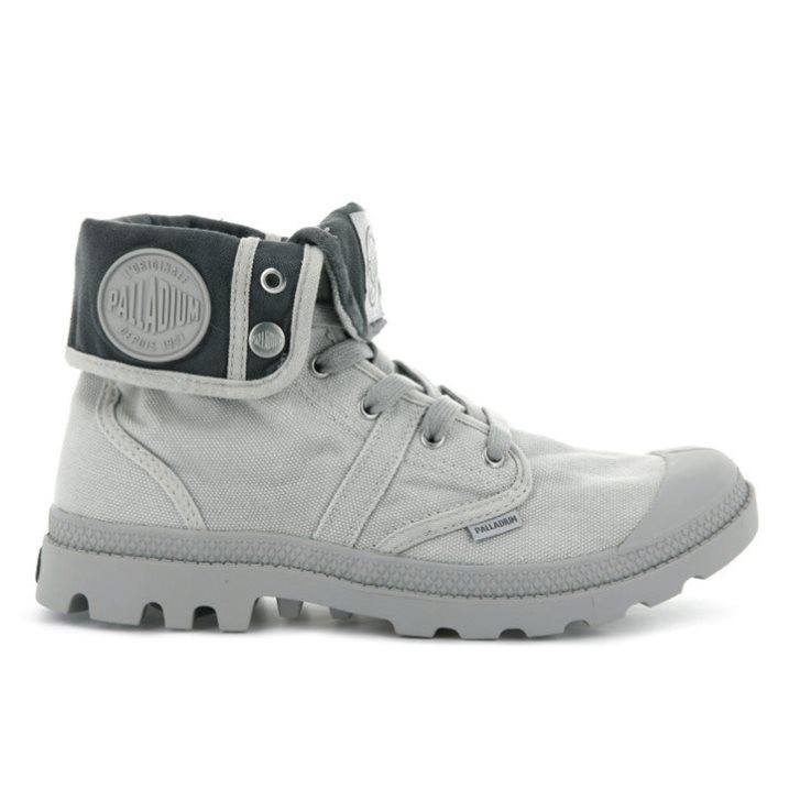 Bottes Palladium Pallabrousse Baggy Homme Grise Clair | FR IBU138G